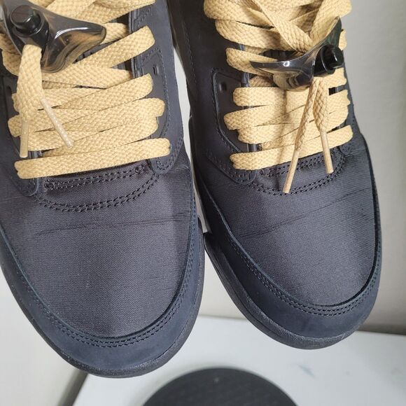 Air Jordan 5 size 11 Retro Low Wings DJ1094-001 black gold athletic shoe men main image 12